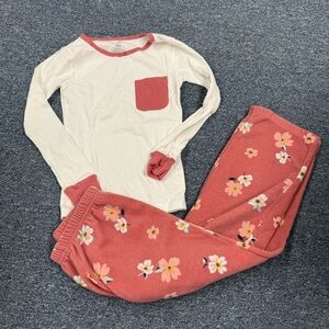 Carters Little Girls Pajama Top & Bottom Matching Set Size 6